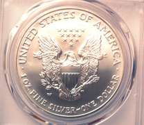 KEY 2006-W Burnished Silver Eagle, PCGS MS70