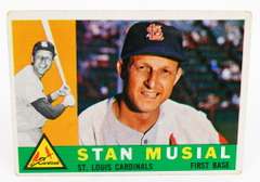 1960 Stan Musial Baseball Card