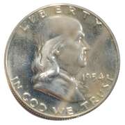 Choice Proof 1954 Franklin Half Dollar