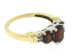 Favorite Garnet and Diamond Ring in Yellow Gold