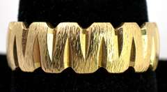 Gorgeous Carved Band in 14KT Yellow Gold