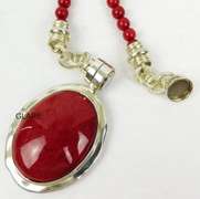 Big & Bold Esposito Vintage Sterling Calcite Necklace