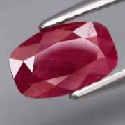 Eye catching 1.58ct rich blood red Ruby -Heated only!