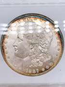 MS64 1887 Morgan Silver Dollar