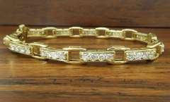 3.02ctw Diamond Link Bracelet