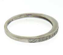 Elegant White Gold Diamond Band