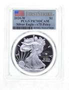 PR70 DCAM 2020-W American Silver Eagle - V75 Privy First Strike - PCGS