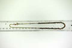 9K Yellow And  Trio Gold Woven Chocker Nechlace