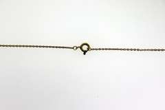 Sterling Silver Yellow Gemstone Small Pendant With Chain