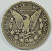 Scarce key date 1890-CC Morgan Silver Dollar