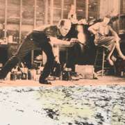 Jackson Pollock at Work by "Ringo" Daniel Funes