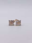14kt Gold Diamond Earrings