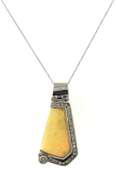Remarkable 18kt Opal and Diamond Pendant on Chain
