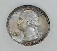 1946-S Silver Wash Qtr NGC MS-66