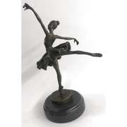 Graceful Ballerina Bronze Statue