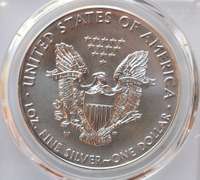 2016-W Burnished Silver Eagle, PCGS MS70