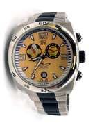 ESQ Movado Pipeline Chronograph Steel Black Rubber Quartz Watch