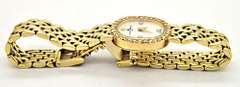 LADIES 14K GOLD & DIAMOND BAUME & MERCIER WATCH