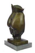 Female Nude Torso Bronze Figurine