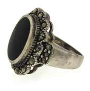 Sterling Silver Black Onyx Ring