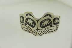 Sterling Silver O.Lonning Mag Art Northwest Cuff