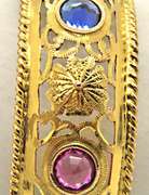LADIES 14 KT YELLOW GOLD BANGLE BRACELET