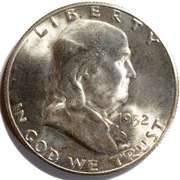 1952 S Choice BU Key Date Franklin Half