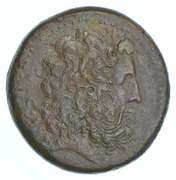 Ptolemaic Kingdom Ptolemy II AE Zeus Ammon Reverse Eagle Ancient Coin