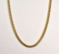 Practical Heavy 18k Standard Link Necklace