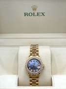 Ladies Diamond Datejust Rolex in 18KT Gold