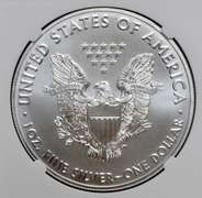 2021 (S) First Day Silver Eagle NGC