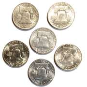 2 Each Frosty White BU 1954 P D S Franklins