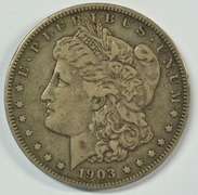 Very Scarce 1903-S Morgan Silver Dollar in XF