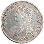 Sharp Near Unc 1825 Bust Half