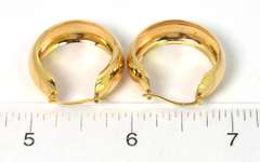 14KT Yellow Gold Hoop Earrings