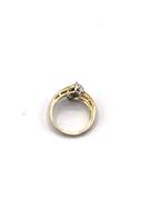 Nice 10kt Yellow Gold Diamond Cluster Ring Set