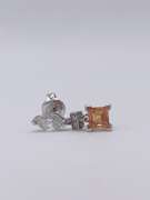 14kt Gold, Citrine & Diamond Earrings