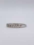 14kt Solid White Gold Diamond Ring