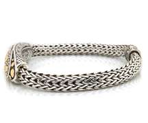 Trendy Two Tone 18kt YG & 925 Silver John Hardy Naga Bracelet