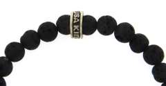 King Baby Lave Rock Bead Bracelet