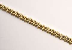 Popular S Link Diamond Bracelet