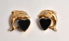 Sweet I Love Dolphins Earrings