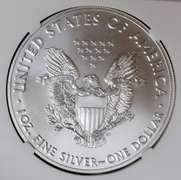 2021 (S) First Day Silver Eagle NGC