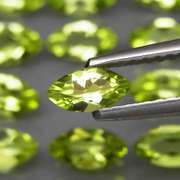 Marquise cut! Unheated! 7.50ct Peridot set!