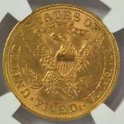 Extremely Choice BU 1900 $5 Liberty Gold Piece. NGC MS63