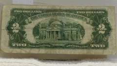 1928-G $2.00 US Note, Red Seal, circ.