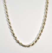 Sturdy Sterling 4.75 mm Rope Necklace