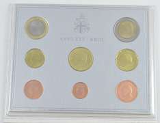 2003 Vatican City Pope Giovanni Paolo II 8 Coin Commemorative Set
