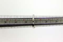 Sterling Silver And 14KT White Gold Blue Sapphire Ring