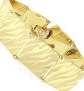 Masterpiece Yellow Gold Zebra Bracelet